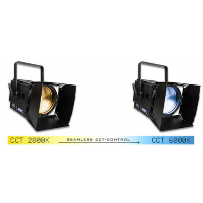 BT-THEATRE 400TW - LED theater Spotlight, 400 W, 10 - 50 mot. zoom, 2800 - 6200 K