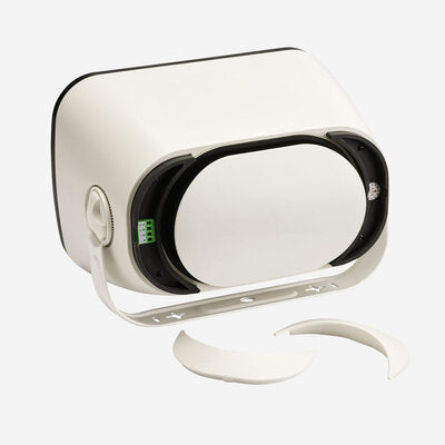 Audiophony PA - 2 ways passive loudspeakers, 6.5″ + 1″ speaker, bass radiator 60 W, 100 V and 8 ohm, IP65, white