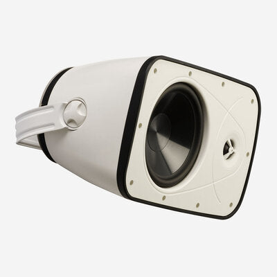 Audiophony PA - 80 W loudspeaker, 8″ LF + 1″ HF, bass radiator,  100 V and 8 ohm, IP65, white