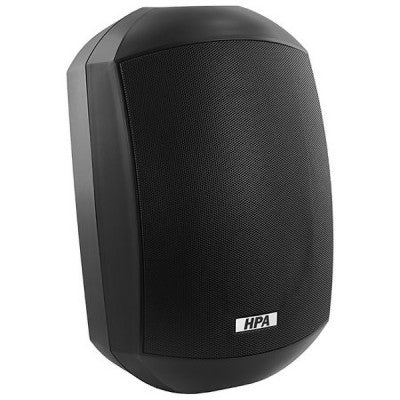 WS-650BK  - 60 W on 8 ohms or 10 W / 20 W / 40 W on 100 V, 2 ways PA passive loudspeaker, IP66 certified, sold in pairs, black