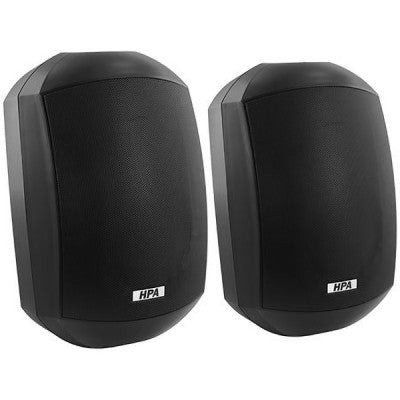 WS-650BK  - 60 W on 8 ohms or 10 W / 20 W / 40 W on 100 V, 2 ways PA passive loudspeaker, IP66 certified, sold in pairs, black