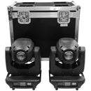 MAC BEAM1R-FC  - Set of 2 Mac Mah - MAC BEAM1R moving heads delivered as a flight case on wheels