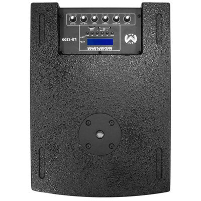 Mac Mah - 1200 W active sound system, Bluetooth, MIC and INST inputs