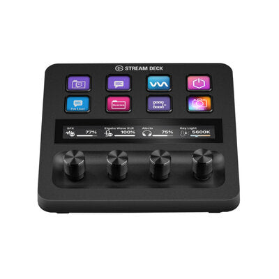 Elgato - Shortcut keypad that includes an audio mixer, studio controller and production console