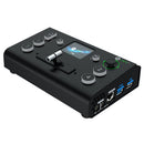 RGBlink - mini-pro 2022 - Compact 4-channel video mixer, HDMI2.0 input, HDMI1.3 output, audio IN/OUT, USB3.0 streaming, USB2.0 recording, 2" touch screen, 4K60 inputs and advanced capabilities such as PIP, chroma key, remote control via App