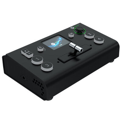 RGBlink - mini-pro 2022 - Compact 4-channel video mixer, HDMI2.0 input, HDMI1.3 output, audio IN/OUT, USB3.0 streaming, USB2.0 recording, 2" touch screen, 4K60 inputs and advanced capabilities such as PIP, chroma key, remote control via App