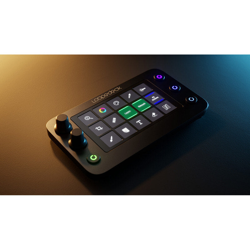 Loupedeck - Loupedeck Live S - Ultimate console for content creators and streamers, 15 fully customizable touch keys