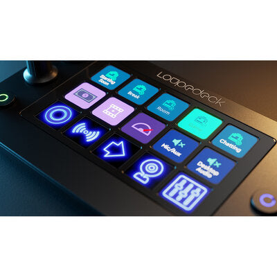 Loupedeck - Loupedeck Live S - Ultimate console for content creators and streamers, 15 fully customizable touch keys