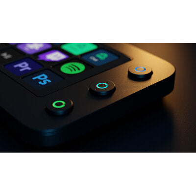 Loupedeck - Loupedeck Live S - Ultimate console for content creators and streamers, 15 fully customizable touch keys