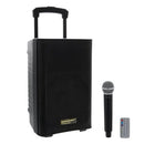 TAKY 8 MEDIA - MP3 portable audio system + 1 UHF handheld microphone, 8" speaker