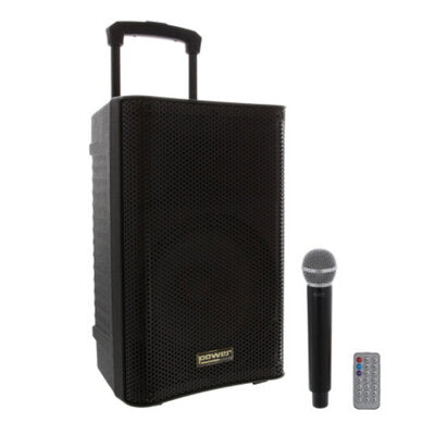 TAKY 10 MEDIA - MP3 portable audio system + 1 UHF handheld microphone, 10" speaker