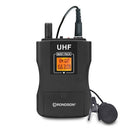 Rondson - 501.0 / 511.5 / 524.0 / 538.5 MHz 4-channel diversity UHF set, 2 handheld microphones and 2 bodypack with lavalier and headworn microphones