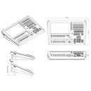 Avolites - 10 main playback faders lighting console, 15.6" touch screen