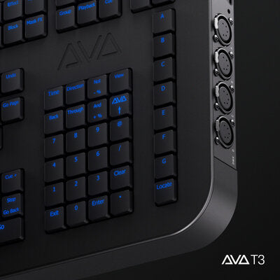 Avolites - 10 playback faders compact lighting console, 4 x physical DMX outputs, 16 universes of Art-Net / sACN