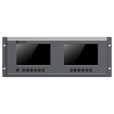 PIXELHUE - VM Dual - 2 x 7" TFT video monitoring device, SDI, HDMI and DVI connectors