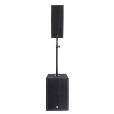 Audiophony - MOJOcurveXL - 15" active subwoofer and curve array system with mixer and 1 Bluetooth TWS input