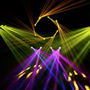 MOVING BEAM 1R SET - 2 x 120 W short arc lamp moving heads delivered in flight case
