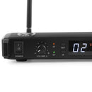 UHF 200 M - Complete wireless microphone, 2 handheld transmitters and 1 receiver, transmission frequencies 660 - 690 MHz