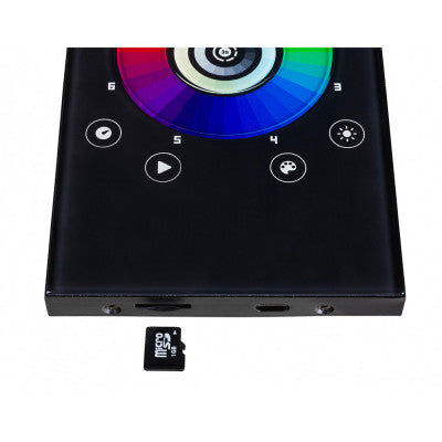 LD-512TOUCH - Tactile wall mounted DMX controller, 512 DMX channels