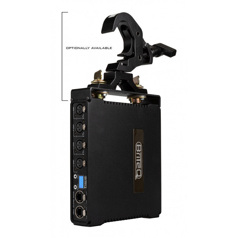 Briteq - BT-NODE24 Mk2 (5-pin XLR) - High-speed Art-Net & sACN node with 4 configurable DMX ports (5-pin XLR), web interface and OLED display