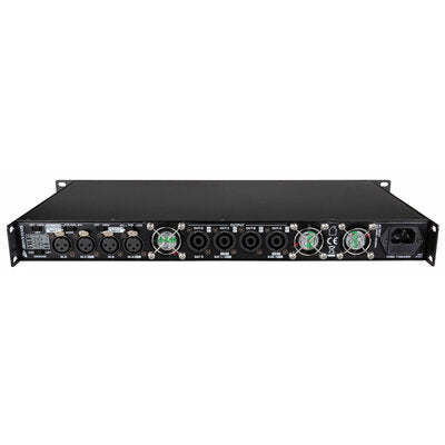 AMP200.4 - Professional 4-channel power amplifier in an extremely compact 19" 1U-housing