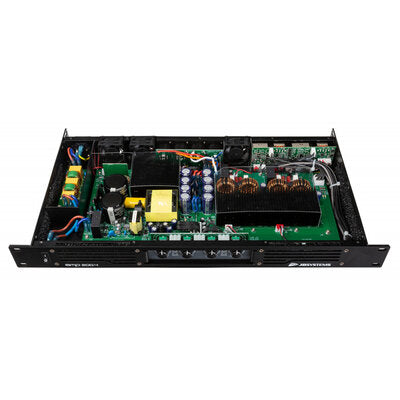 AMP200.4 - Professional 4-channel power amplifier in an extremely compact 19" 1U-housing