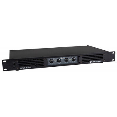 AMP200.4 - Professional 4-channel power amplifier in an extremely compact 19" 1U-housing