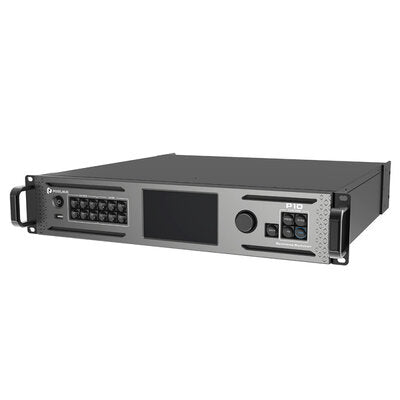 P10 (with Flight Case) - 4 x DP 1.2 / HDMI 2.0 + 2 x 12G-SDI inputs, 2 x HDMI 2.0 + 6 x HDMI 1.3 outputs presentation switcher with flight case