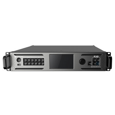 PIXELHUE - P10 (with Flight Case) - 4 x DP 1.2 / HDMI 2.0 + 2 x 12G-SDI inputs, 2 x HDMI 2.0 + 6 x HDMI 1.3 outputs presentation switcher with flight case