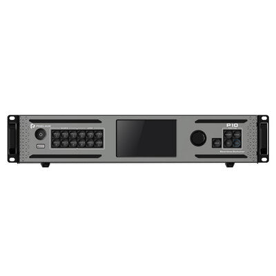 P10 (with Flight Case) - 4 x DP 1.2 / HDMI 2.0 + 2 x 12G-SDI inputs, 2 x HDMI 2.0 + 6 x HDMI 1.3 outputs presentation switcher with flight case