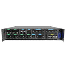 PIXELHUE - 4 x DP 1.2 / HDMI 2.0 + 2 x 12G-SDI inputs, 2 x HDMI 2.0 + 6 x HDMI 1.3 outputs presentation switcher with flight case