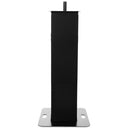 Plugger - Extendable totem adjustable in height on 8 levels, from 106 to 195 cm, black