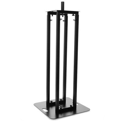 Plugger - Extendable totem adjustable in height on 8 levels, from 106 to 195 cm, black