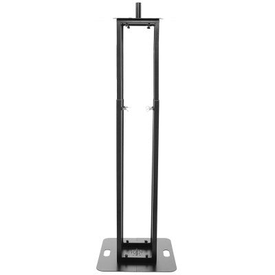 Plugger - Extendable totem adjustable in height on 8 levels, from 106 to 195 cm, black