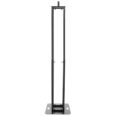 Plugger - Extendable totem adjustable in height on 8 levels, from 106 to 195 cm, black