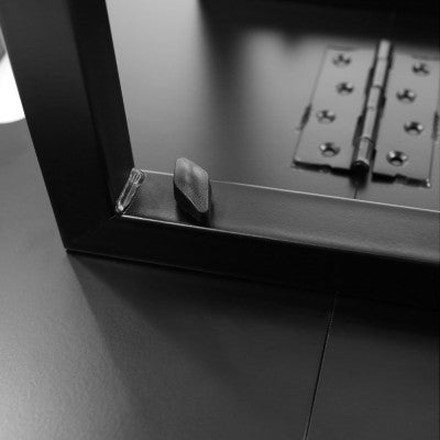 Plugger - Extendable totem adjustable in height on 8 levels, from 106 to 195 cm, black