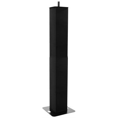 Plugger - Extendable totem adjustable in height on 8 levels, from 106 to 195 cm, black