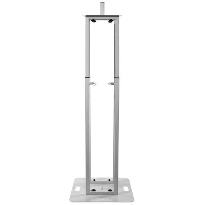 Plugger - Extendable totem adjustable in height on 8 levels, from 106 to 195 cm, white