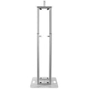 Plugger - TOT 200-R WH - Extendable totem adjustable in height on 8 levels, from 106 to 195 cm, white