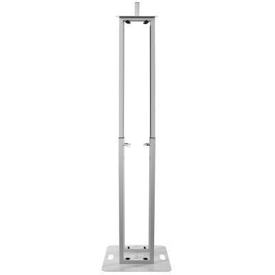 Plugger - Extendable totem adjustable in height on 8 levels, from 106 to 195 cm, white