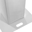 Plugger - Extendable totem adjustable in height on 8 levels, from 106 to 195 cm, white