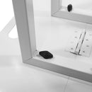 Plugger - TOT 200-R WH - Extendable totem adjustable in height on 8 levels, from 106 to 195 cm, white