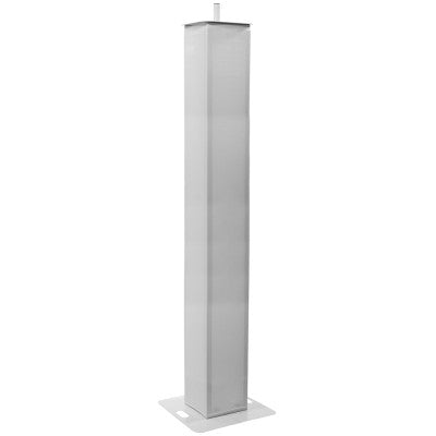 Plugger - TOT 200-R WH - Extendable totem adjustable in height on 8 levels, from 106 to 195 cm, white 