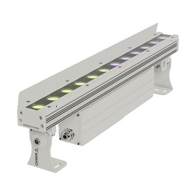 VBAR-50RGBL - IP66 architectural spotlight, 12 RGBL LEDs, 50 W, 12° aperture - 2 zones