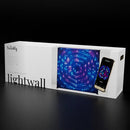 Twinkly PRO - App-controlled backdrop with 1120 RGB LEDs. Black wire & fabric. Sync with live music. Indoor and outdoor smart lighting decoration