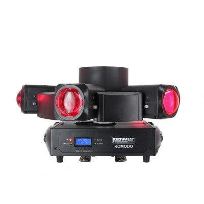 KOMODO - Lighting effect with infinitely rotating PAR crown as well as a central B-EYE effect