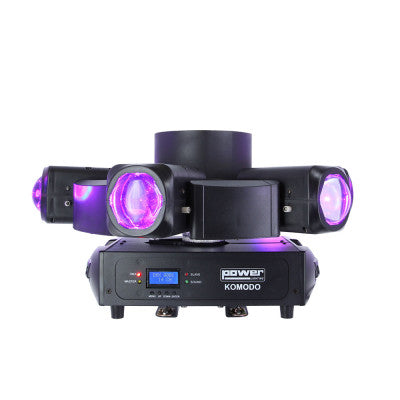 KOMODO - Lighting effect with infinitely rotating PAR crown as well as a central B-EYE effect