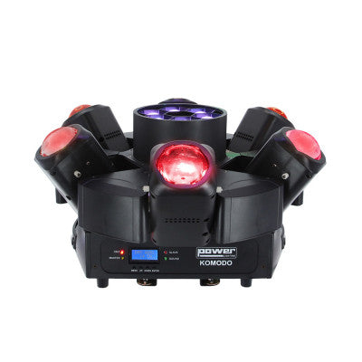 KOMODO - Lighting effect with infinitely rotating PAR crown as well as a central B-EYE effect