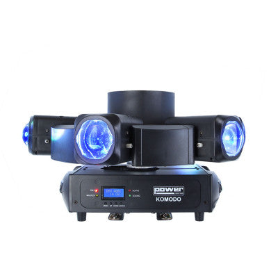 KOMODO - Lighting effect with infinitely rotating PAR crown as well as a central B-EYE effect