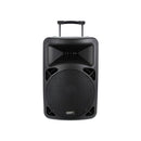 BE 9515 V2 - Portable sound system CD Player MP3 / SD / USB / DIVX / Bluetooth + 2 handheld microphones